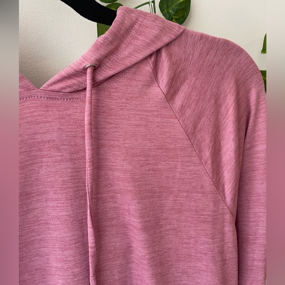 Hyba Athletics | Pink Hooded Athletic Sweater | Size Sm - Picture 2 of 3